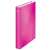 LEITZ A4 Maxi ring binder with 4 D-rings, pink, side view