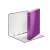 LEITZ A4 Maxi ring binder, 40mm, purple, open
