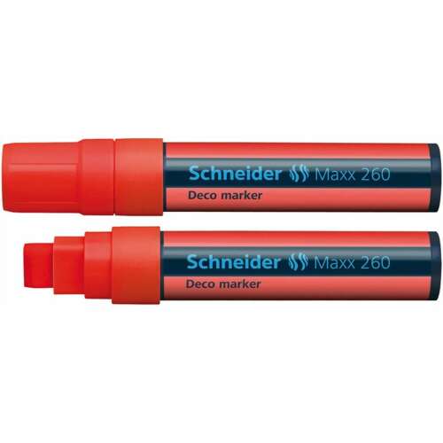 Schneider Maxx 260 folyékony krétamarker piros 5-15 mm 58627229