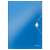LEITZ A4 blue elastic folder with white elastic band and diamond shaped closure