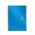 LEITZ A4 blue elastic folder with white elastic band and round closure