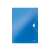 LEITZ A4 blue elastic folder with white elastic band and diamond shaped closure