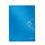 LEITZ A4 blue elastic folder with white elastic band and round closure