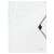 LEITZ Rubber folder, PP, A4, LEITZ "Wow", white 31563416