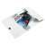 LEITZ Wow A4 elastic folder, white, with geometric pattern, holding documents