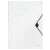 LEITZ Wow A4 elastic folder, white, with geometric pattern