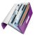Dosar acordeon LEITZ, A4, PP, 6 compartimente, LEITZ Wow, violet (45890062) 80739335