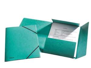 ESSELTE Rainbow green A4 expanding file folder with elastic closure - Esselte