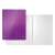 LEITZ A4 fioletowy 'Wow' segregator otwarty