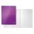 LEITZ A4 fioletowy 'Wow' segregator otwarty