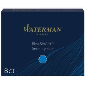 Waterman töltőtollpatron kék hosszú 8db/doboz S0110860