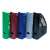 Donau plastic magazine files, assorted colors, A4 size, for organizing documents and catalogs