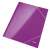 LEITZ Wow A4 elastic folder, 15mm spine, purple