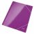 LEITZ Rubber folder, 15 mm, cardboard, A4, LEITZ "Wow", purple 99071897