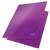 LEITZ Wow A4 elastic folder, 15mm spine, purple