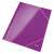 LEITZ Wow A4 elastic folder, 15mm spine, purple
