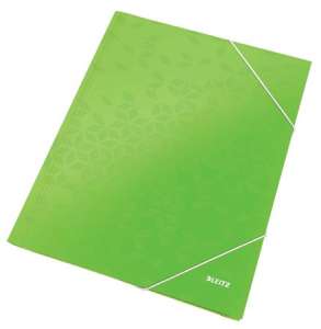 LEITZ A4 green folder with elastic closure - Elastic folder