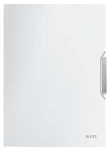 LEITZ Style A4 elastic folder, white, with metal closure - File folder