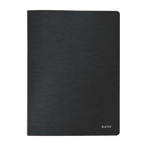 LEITZ Style A4 Bemutatómappa, Szaténfekete, 20 zsebes