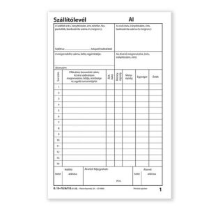 Pátria Szállítólevél A5 szállítólevél nyomtatvány belseje - Irodai papíráru