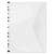 Donau A4 clear plastic document protector with button closure