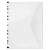 Donau A4 clear plastic document protector with button closure
