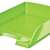 LEITZ Wow green plastic letter tray, A4 size, for organizing documents and papers on your desk