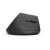 Side view of Delux M618C Vertical Wireless Mouse, Black, RGB Backlit, 2.4G, 1600DPI