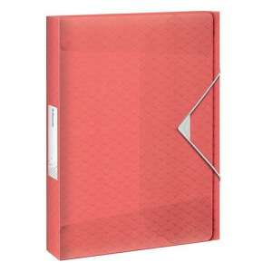 Esselte Colour Breeze PP Jumbo gumis mappa 25mm korall 628449