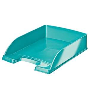 Leitz Wow Ice Blue Plastic Document Tray - Desktop Organizer