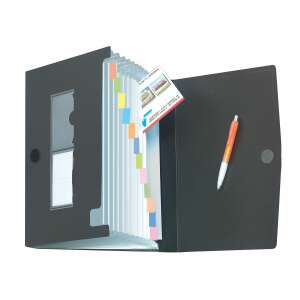 Herlitz 01978048 A4 Dosar acordeon cu 12 compartimente (01978048)