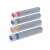 Leitz staples cartridge for high capacity staplers, 4 different sizes and colors: blue - 6 mm, yellow - 8 mm, green - 10 mm, red - 12 mm