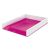 LEITZ Waste paper tray, plastic, dual effect, LEITZ "Wow", pink 92319683