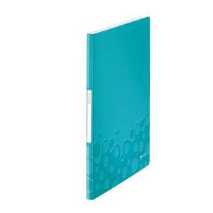 LEITZ Wow presentation folder, A4, 20 pockets, ice blue - Presentation folder