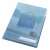 LEITZ Genotherm A4 folder with flap, 200 micron, blue, CombiFile Jumbo, brochures