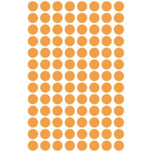 Avery Zweckform narancssárga kerek címkék, 8 mm átmérőjű, 416 címke/csomag - Avery