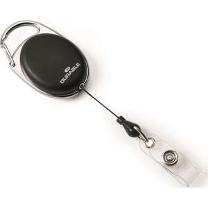 Durable Style retractable badge holder, black - Dressing Accessory