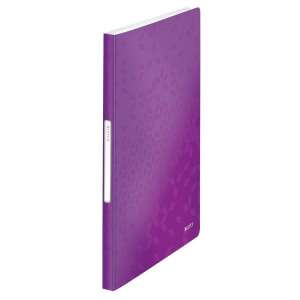 LEITZ Presentation Folder, 40 Pockets, A4, Purple - Presentation folder