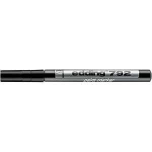 Edding 792 black paint marker, 0.8mm round tip - Writing instrument