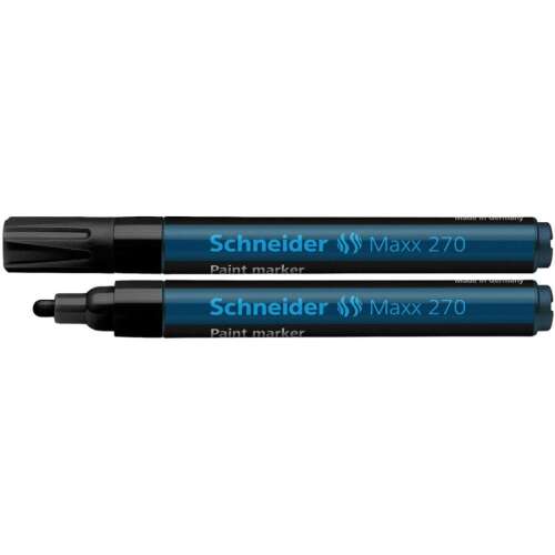 Schneider Maxx 270 schwarzer Lackmarker, 1-3 mm Strichstärke, 2er Pack