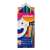 Nebulo triangular bicolour pencils, 12 pieces, 24 colours, set of coloured pencils