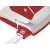 LEITZ Punch, two-hole punch, 30 sheets, LEITZ "Nexxt Wow", red 31565087