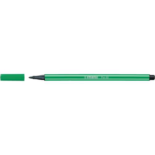 Rostirón, filctoll 1mm, M STABILO Pen 68 zöld 65156138