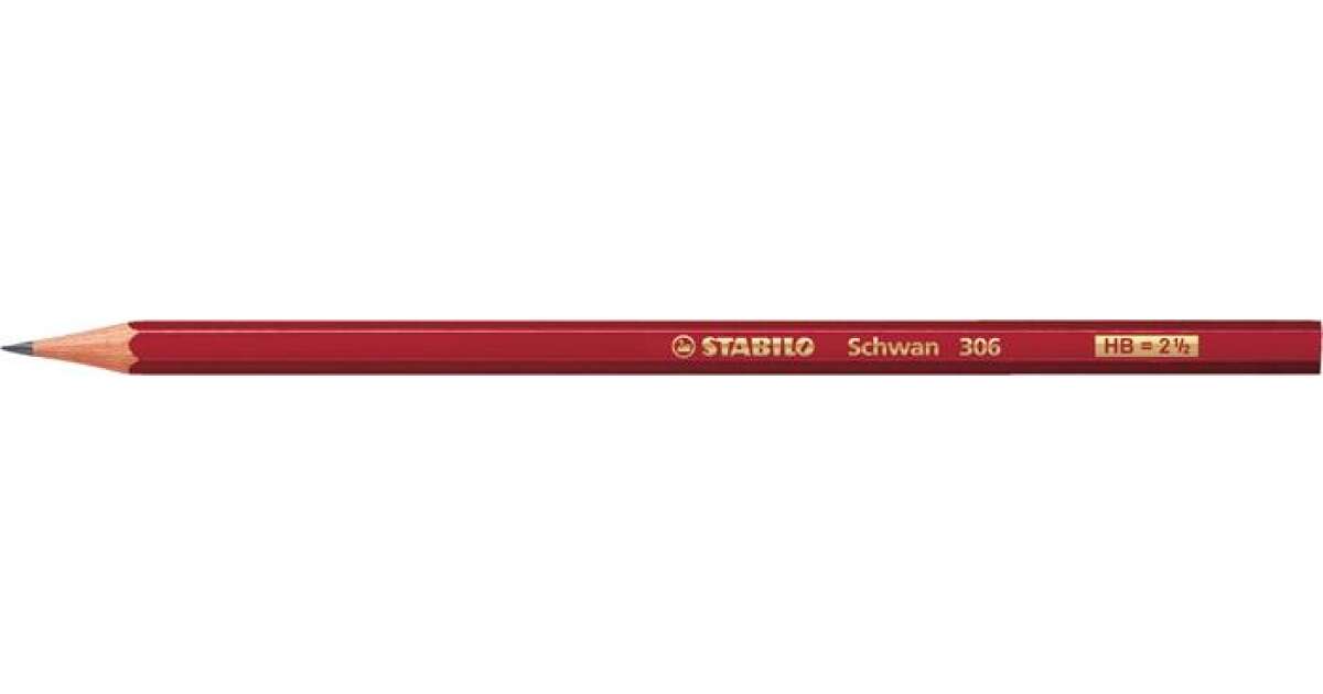 Graphite pencil HB, hexagonal STABILO Schwan 306