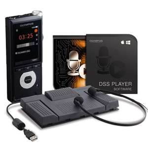 OLYMPUS Diktafon és átjátszó készlet, DS-2600+AS-2400, OLYMPUS "Starter kit" 31565214 