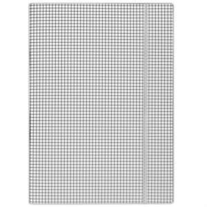 DONAU A4 gridded elastic folder, white - Elastic folder
