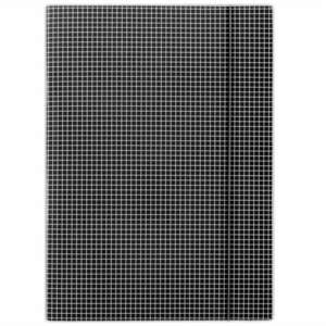 Dosar elastic DONAU A4 cu grila, negru - Dosare