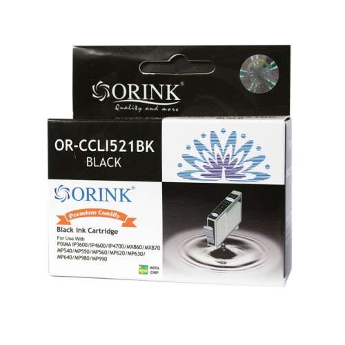 Sorink Canon CLI521 (9 ml) Black Compatible Ink Cartridge