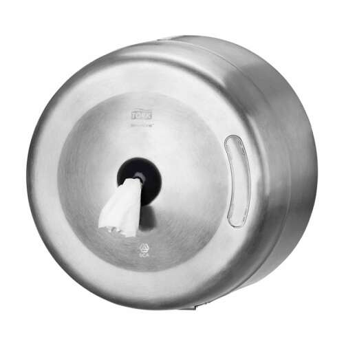 Tork Smart One® dozownik papieru toaletowego ze stali nierdzewnej, model T8, na jedną rolkę