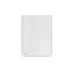 Leitz Genotherm A4 170 micron jumbo catalog holder, clear, 11 holes - Document wallet